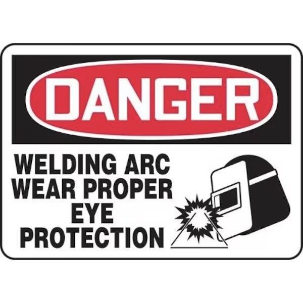 Accuform OSHA DANGER Safety Sign WELDING ARC MWLD115XV MWLD115XV - main
